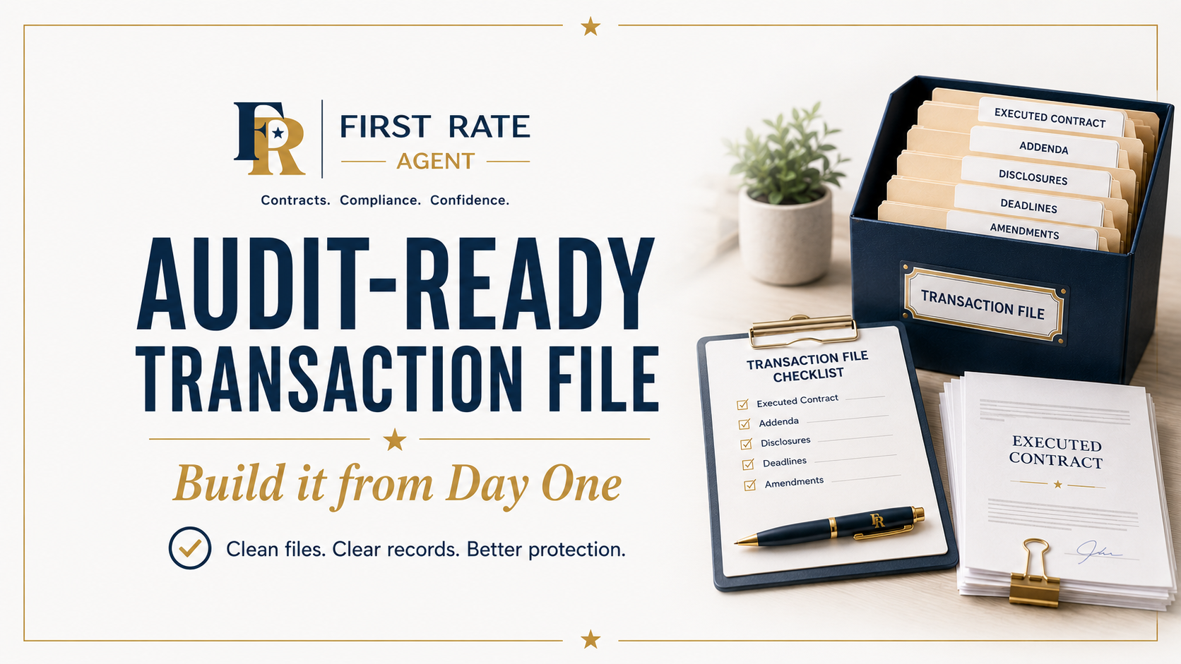 How Texas Agents Can Build an Audit-Ready Transaction File From Day One