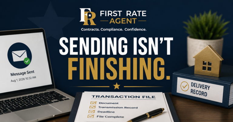 Why Clicking “Send” Is Not the End of the Job in a Texas Real Estate Transaction