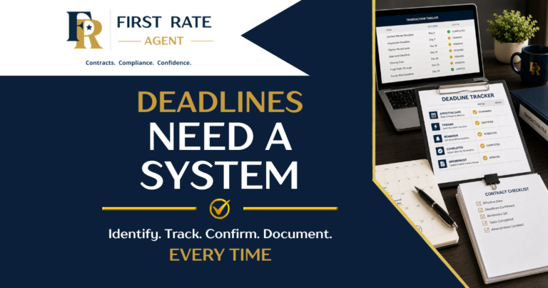 A Better System for Managing Texas Real Estate Contract Deadlines